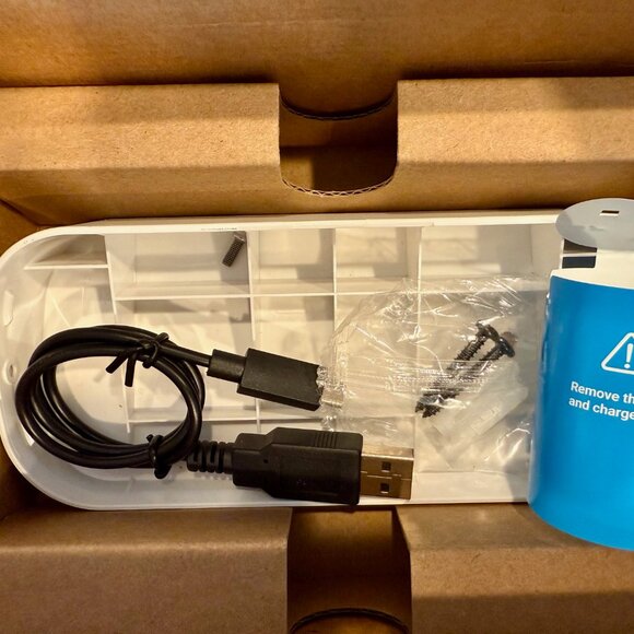 MyQ Smart Garage Door Video Keypad, Wide-Angle Camera, EXTRA OEM BATTERY, White - Picture 5 of 5